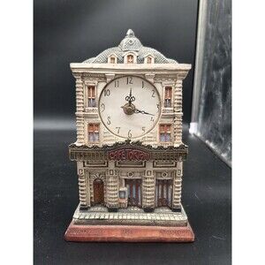 Architectural Mantle Desk Clock Cafe Tortoni Buenos Aires Argentina Tested Works